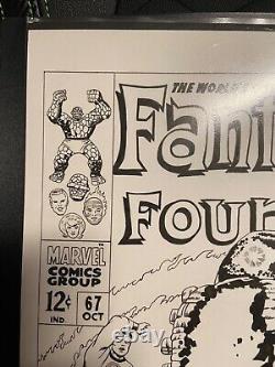 Fantastic Four 67 Original Art Recreation after Jack Kirby