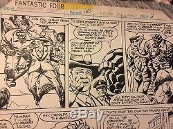 Fantastic Four John Wayne # 196 Signed Original Art 1978 Marvel Comics