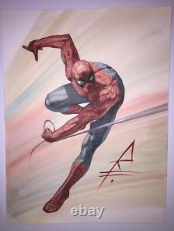 Federici Spider-Man (Commission) ORIGINAL ART Comic Marvel 11x17