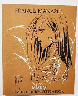 Francis Manapul Original Cover Art Limited Edition Signed Sketchbook