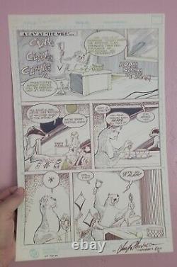 Furkindred #2 Original Art Illustration Comic Book Page Chuck Melville Signed