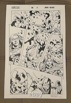 G. I. Joe ARAH Original Comic Book Art Inks Issue 260 Page 17 Larry Hama Writer