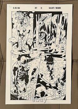 G. I. Joe ARAH Original Comic Book Art Issue 207 Page 13 Larry Hama Snake Eyes