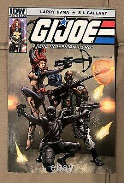 G. I. Joe ARAH Original Comic Book Art Issue 207 Page 13 Larry Hama Snake Eyes