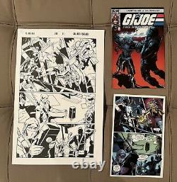 G. I. Joe ARAH Original Comic Book Art Issue 208 Page 21 Larry Hama Snake Eyes