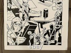 G. I. Joe ARAH Original Comic Book Art Issue 208 Page 21 Larry Hama Snake Eyes