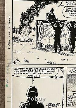 G. I. Joe ARAH Original Comic Book Art Marvel Issue 79 Page 30 Larry Hama Writer