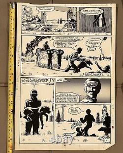 G. I. Joe ARAH Original Comic Book Art Marvel Issue 79 Page 30 Larry Hama Writer