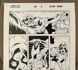 G. I. Joe ARAM Original Comic Book Art Inks Issue 233 Page 15 Larry Hama Writer