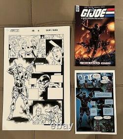 G. I. Joe ARAM Original Comic Book Art Inks issue 226 Page 10 Larry Hama Writer