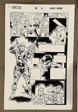 G. I. Joe ARAM Original Comic Book Art Inks issue 226 Page 10 Larry Hama Writer