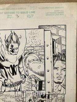 GENERATION X #71 Pg 3 MARVEL COMICS STEVE PUGH ORIGINAL ART PAGE CHAMBER X-MEN