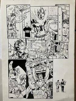 GENERATION X #71 Pg 3 MARVEL COMICS STEVE PUGH ORIGINAL ART PAGE CHAMBER X-MEN