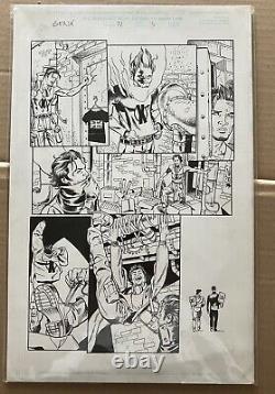 GENERATION X #71 Pg 3 MARVEL COMICS STEVE PUGH ORIGINAL ART PAGE CHAMBER X-MEN