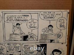 GORDO Sunday Comic Strip Original Art 4-25-1948 GUS ARRIOLA Magic Tricks