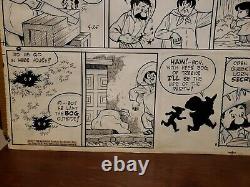 GORDO Sunday Comic Strip Original Art 4-25-1948 GUS ARRIOLA Magic Tricks