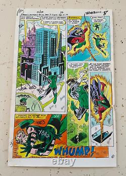 GREEN LANTERN #112 ART original color guide 1979 GREEN ARROW ACTION PACKED