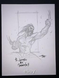 Gabriele DellOtto Wolverine ORIGINAL ART Sketch