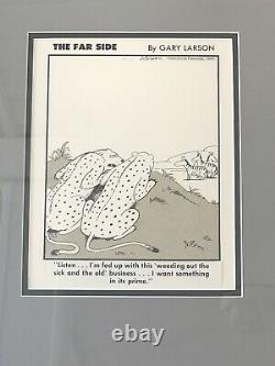 Gary Larson The Far Side Daily Comic Strip Original Art dated 9-1-84