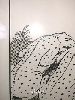 Gary Larson The Far Side Daily Comic Strip Original Art dated 9-1-84