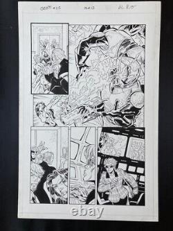 Gen13 #25 p 12 Original Comic Art by Al Rio, pencils + inks Image Wildstorm 1995