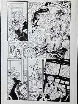 Gen13 #25 p 12 Original Comic Art by Al Rio, pencils + inks Image Wildstorm 1995