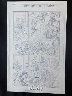 Gen13 #25 p 12 Original Comic Art by Al Rio, pencils + inks Image Wildstorm 1995