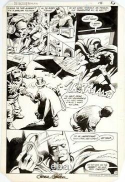 Gene Colan / Bob Smith ORIGINAL ART Detective Comics 541 page 13 (1984) Signed