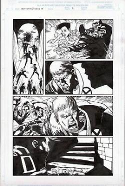 Generation X / Dracula Original Comic Art Page Gen X Annual 1998 Marvel Comics