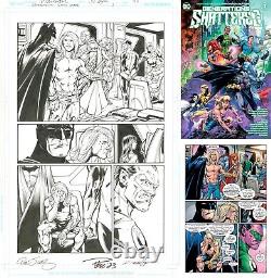 Generations Shattered Original Art Batman Starfire Booster Gold Kamandi Sinestro