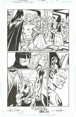 Generations Shattered Original Art Batman Starfire Booster Gold Kamandi Sinestro