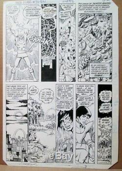 George Perez ORIGINAL ART New Teen Titans 32 PAGE #3 Signed 1983 Pencil & Ink DC