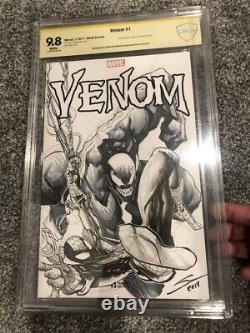 Gerardo Sandoval original art Venom AND Spider-man! CBCS 9.8 NOT CGC