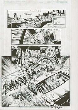 Gerry Conway Firestorm Legends of Tomorrow #1 Pg 9 Original Art Eduardo Pansica