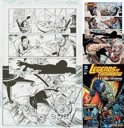 Gerry Conway Firestorm Legends of Tomorrow #2 Pg 11 Original Art Eduardo Pansica