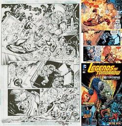 Gerry Conway Firestorm Legends of Tomorrow #2 Pg. 2 Original Art Eduardo Pansica