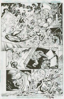 Gerry Conway Firestorm Legends of Tomorrow #2 Pg. 2 Original Art Eduardo Pansica