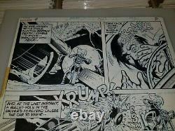 Ghost Rider #4 Page 31 Original Art Bronze Age Horror Jim Mooney One Of A Kind