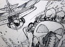 Gil Kane Original Art Ghost Rider #12 Cover Art prelim drawing 1975 16x10.5