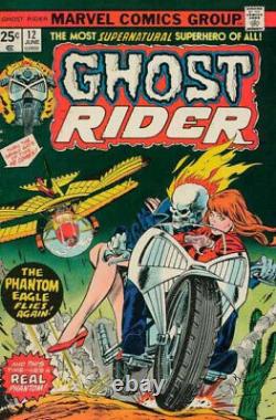 Gil Kane Original Art Ghost Rider #12 Cover Art prelim drawing 1975 16x10.5