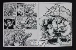 Gobbledygook #2 MASTER PRINTS TMNT Turtles 1 of a KIND! W Original Art Eastman