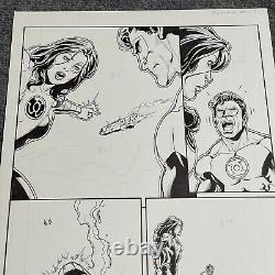 Green Lantern 2021 Annual #1 Original Page Art Signed Artist Tom Derenick 11x17