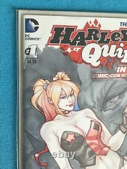 HARLEY QUINN ORIGINAL COMIC SKETCH COVER CHAD HARDIN ORIGINAL ART Joker Batman