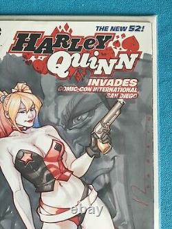 HARLEY QUINN ORIGINAL COMIC SKETCH COVER CHAD HARDIN ORIGINAL ART Joker Batman