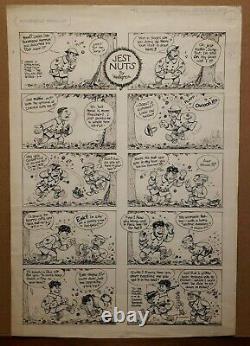 HOOSEGOW HERMAN Comic Strip Original Art 10/1941 WALLY WALLGREN American Legion