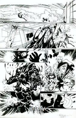 HUGE SALE! SUPER SONS ORIGINAL ART! RYAN BENJAMIN pencils R Friend inks