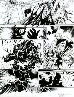 HUGE SALE! SUPER SONS ORIGINAL ART! RYAN BENJAMIN pencils R Friend inks