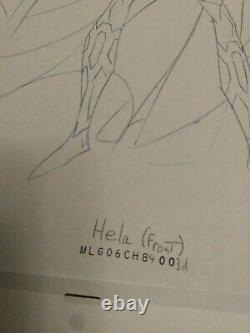 HULK VS. THOR Marvel Animation concept art comic book Movie Asgard HELA