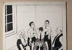 HUMORAMA ORIGINAL ART Gene Gregory 1960 SIGNED VINTAGE COMIC STRIP