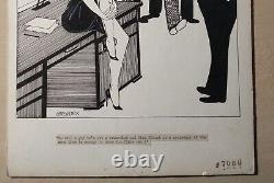 HUMORAMA ORIGINAL ART Gene Gregory 1960 SIGNED VINTAGE COMIC STRIP